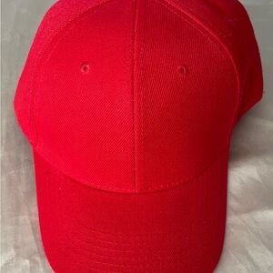 Classic Red Baseball Cap